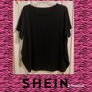 Shein side split hem tee 5x